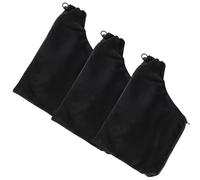 Mitre Saw Dust Bag, 3 Pcs Black Dust Collector Bags for Efficient Sawdust Collection, Durable Polycarbonate Material, Efficient Dust Collection Replacement Planer Dust Bag