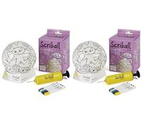 Mitre Scriball Ooodles Customizable MiniBoy'sPersonalise Able Football, Multi, One Size (Pack of 2)