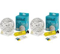 Mitre Scriball Ooodles Customizable MiniBoy'sPersonalise Able Football, Multi, One Size (Pack of 2)