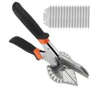 Mitre Shears 45 to 135 Degree, Wood Cutter Miter Shears, Gasket Shear for Cutting Soft Wood, Plastic, PVC and More, Including 15 Spare Blades
