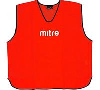 Mitre Soccer Core Training Bib 25pk Red S Mens Pack Size 25