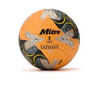 Mitre Ultimax Pro FA Cup Football | Official Emirates FA Cup Match Ball | Hyperfoam Power Cushioning | Elite Performance Football, Orange/Black/Red, 5 UK