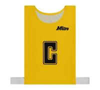 Mitre Unisex Adult Training Bib (Pack Of 7) Fluorescent Yellow (M)