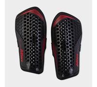 Mitre Aircell Football Shin Pads | Extremely Breathable | Impact Protection | Lightweight Shin Guard, Black/Red, XL