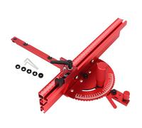 Mitred Stop Standard Slot 19x9.5mm Aluminum Table Stop Adjustable with 18inch Grids 15 Angles Stops Removable Disc Removable Disk
