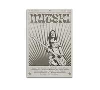 Mitski Last Words Of A Shooting Print Album Cover Signed Limited, Music Album Cover,Pop Hip Hop Rap Singer Star Music Poster Aesthetic Canvas Wall Art for Girl And Boy Teens Dorm Decor 12x18inch(30