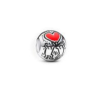 MITSOKU Love & Figures Dangle Pendants Beads for Bracelets Necklaces 925 Sterling Silver Keith Cute Haring series&Halloween Series Charms Jewelry Gift for Women Girls., Silver, Cubic Zirconia