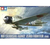 MITSUBISHI A6M2 ZERO W/PILOT FIGURES (JAPANESE NAVY MKGS) #61016 1/48 TAMIYA