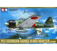 MITSUBISHI A6M3 ZERO W/PILOT & GROUND CREW (JAPANESE NAVY MKGS)61025 1/48 TAMIYA
