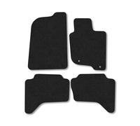 Mitsubishi L200 (2006-2015) [Double Cab] Van Mats Accessories Tailored Fit Carpet Car Floor Mats Non Slip Black Trim Compatible Accessory Anti Slip Full Coverage Granulated Backing Hand-Finished