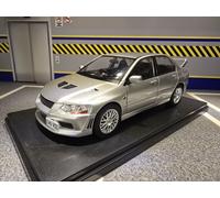 Mitsubishi Lancer Evo 7 VII Silver 2001 1:24 Scale Diecast Model Car Evolution