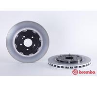 BREMBO UV Coated Vented Brake Disc - Front Axle - Fits Mitsubishi - 09.A193.13