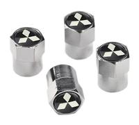 Mitsubishi Metal Chrome Tyre Valve Dust Cap