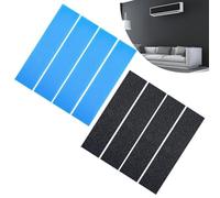 Mitsubishi Mini Split Air Filters 8-Pack, Compatible with MAC-2330FT-E/MAC-3000FT-E MSZ-FH06NA/FH15NA/FS06NA/FS15NA, Polyester 21x4.7cm Black