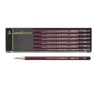 Mitsubishi Pencil Co., Ltd. 1 x Mitsubishi pencil Unistar hexagonal standard 2B dozen (12 pieces) (Japanese import)