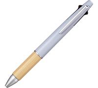 Mitsubishi Pencil Multi-Functional Pen Jetstream MSXE5200B5.79 4-in-1 Bamboo 0.5mm Blue Gray
