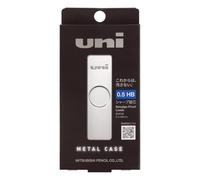 Mitsubishi Pencil Pencil Uni Metal Case ULSM05HB 0.5 mm HB Black