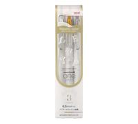三菱鉛筆 Mitsubishi Pencil UMNSC05WGS3C Gel Ballpoint Pen Uni-Ball One 0.5, White, Gold, Silver, 3 Pens