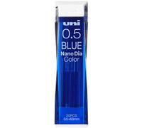 Mitsubishi Pencil Uni Nano Diamond Color Lead 0.5mm Blue Set of 2