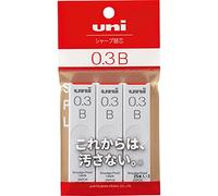 Mitsubishi Pencil Uni Uni Mechanical Pencil Lead, 0.3 B, 3 Pieces, ULS03253PB