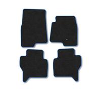 Mitsubishi Shogun D-ID (2000-2007) [LWB] Car Mats Accessories Tailored Fit Carpet Floor Mats Non Slip Blue Trim Full Coverage Compatible Accessory Granulated Backing Front Rear Set Anti Slip Clips