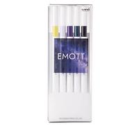 Mitsubishi Uni Ball No.11 Midnight Color Emott Ever Fine Pens 5-Pieces