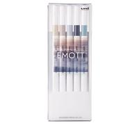 Mitsubishi Uni Ball No.9 Nuance Color Emott Ever Fine Pens 5-Pieces