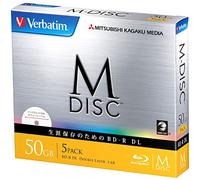 Mitsubishi Verbatim M-disc BD-R 50GB x6 5pcs DBR50RMDP5V1 F/S w/Track#