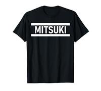 MITSUKI Hepburn Type "Mitsuki" Names Under "Mitsuki" Romaji Name Engraved Name Latin Letters Spelling T-Shirt