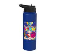 Mitsume Manga J-Pop Japanese Street Art Comic Paint Classic Stainless Steel Insulated Water Bottle