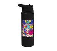 Mitsume Manga J-Pop Japanese Street Art Comic Paint Classic Stainless Steel Insulated Water Bottle