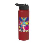 Mitsume Manga J-Pop Japanese Street Art Comic Paint Classic Stainless Steel Insulated Water Bottle