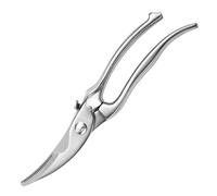 MITSUMOTO SAKARI Professional Stainless Steel Kitchen Scissors, Japanese Heavy Duty Poultry Shears, All Steel Kitchen Shears for Chicken, Meat, Bone