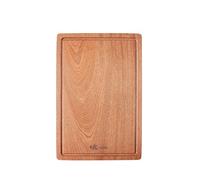 MITSUMOTO SAKARI Solid Wooden Board, Professional One-piece Cutting Boards | 45*30*2.5 cm Natural Wooden Sapele Board, Japanese Sapele Chopping Boards, Housewarming Gift Chopping Board, Groove&Handhold
