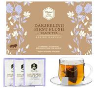 Mittal Teas - Darjeeling First Flush Black Tea Spring Harvest (20 Tea Bags - 2g each) First Flush Spring Harvest Loose-Leaf Tea Bags - Premium Loose Leaf - Fresh Tea Bags