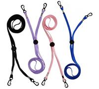 Mitten Clips for Kids 4Pcs 4 Color 71inch Polyester Glove Clips Adjustable Single Color Unisex Glove for Kids Neck Hanging Toddler Mitten for Winter, Outdoor