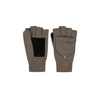 BARTS | Haakon Bumgloves | Fingerless Mitts Gloves | Heather Brown S/M