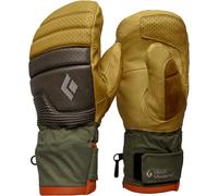 Black Diamond - Freeride mitten in PrimaLoft® and GORE-TEX - Progression Mitts Beeswax Walnut for Men in Leather - Size S - Yellow Yellow S