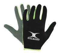 Gilbert Mens International Generic Rugby Gloves - Black, Medium
