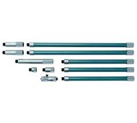 Mitutoyo 137-013 Tubular Vernier Inside Micrometer, Extension Rod Type, Carbide Tipped Face, 50-63mm Range, 0.01mm Graduation, -0.004mm Accuracy