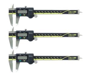 Mitutoyo 500-196-30 Pack of 3 Standard Digital Caliper Series 500 0-150mm (0-6")