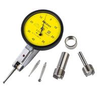 Mitutoyo 513-404-10A DIAL TI, MID, STD 0.8 mm, 3 μm Accuracy, 0.01 mm, Yellow (Pack of 7)