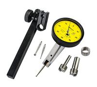 Mitutoyo 513-444-10T Dial Test Indicator, 0-1.6mm Range, 0.01mm Resolution, 10 Micrometer Accuracy, 0-40-0 Dial Reading, Full Set