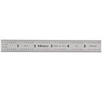 Mitutoyo MT182-101 IMPERIAL STEEL RIGID RULE 6 INCH 1/8, 1/16, 1/32, 1/64 INCH GRADS
