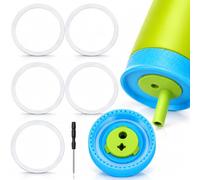 Mity rain 5PCS Rubber Seal Replacement Compatible with Owala Kids 12&15 oz | Silicone Seals with Removal Hook, Replacement Gasket for FreeSip 16/19/24/25/32/40 oz Lids, Accessories Replacement Parts