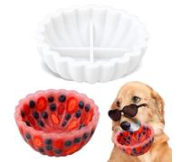 Mity rain Dog Treat Molds, Frozen Treats for DIY Custom Flavors, Fruit & Water Freezer to Keep Dogs Cool, Silicone Ice Cube Mold for Summer Chew Toys, Gift for Dog Lover