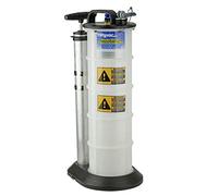 Mityvac 7201 Manual Fluid Evacuator Plus with 2.3 Gallon Reservoir; Evacuates or Dispenses Fluids with Push Button; Evacuate Through The Dipstick Tube , White