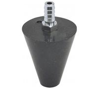 Mityvac MVA660 Power Steering Air Bleeding Adapter Kit for Hand Vacuum Pumps, Fits 5/8" - 1-5/8" ID Pump Necks, Rubber, Cone-Shaped Design, 1/4" Barbed Connection, Air-Tight Reservoir Seal