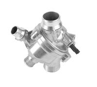MITZONE Aluminum Engine Coolant Thermostat Housing Assembly Compatible with BMW E90 E92 E60 E83 323i 325i 328i 330i 335i 525i 528i x3 Z4 128i Replace 11537549476