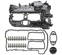 MITZONE N20 Engine Valve Cover with Gasket Bolts Kit, Oil Cap for BMW 2012-2018 528i 528i xDrive 328i 328i GT xDrive 320i x5 x3 X1 428i z4 2.0L Replace 11127588412